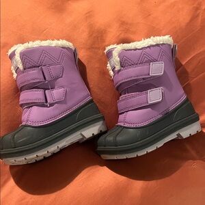 Cat & Jack Purple Kids Boots